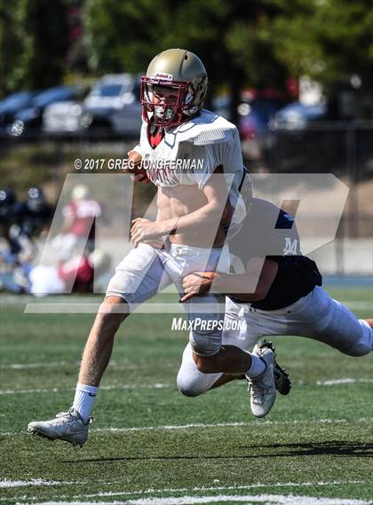Thumbnail 2 in Cardinal Newman @ Marin Catholic (Scrimmage) photogallery.