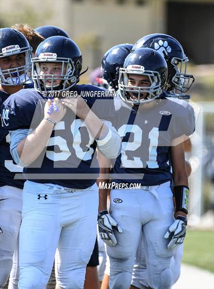 Thumbnail 2 in Cardinal Newman @ Marin Catholic (Scrimmage) photogallery.