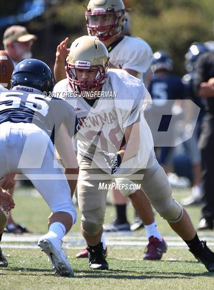 Thumbnail 2 in Cardinal Newman @ Marin Catholic (Scrimmage) photogallery.