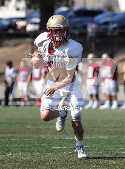 Thumbnail 1 in Cardinal Newman @ Marin Catholic (Scrimmage) photogallery.