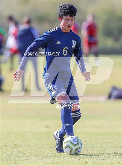 Thumbnail 3 in St. John Bosco vs. San Luis (Arizona Soccer Showcase) photogallery.