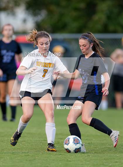 Thumbnail 3 in Franklin Central vs Speedway photogallery.