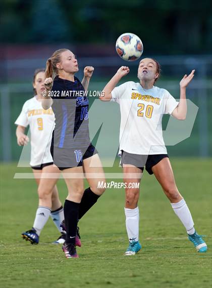 Thumbnail 1 in Franklin Central vs Speedway photogallery.