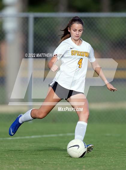 Thumbnail 2 in Franklin Central vs Speedway photogallery.