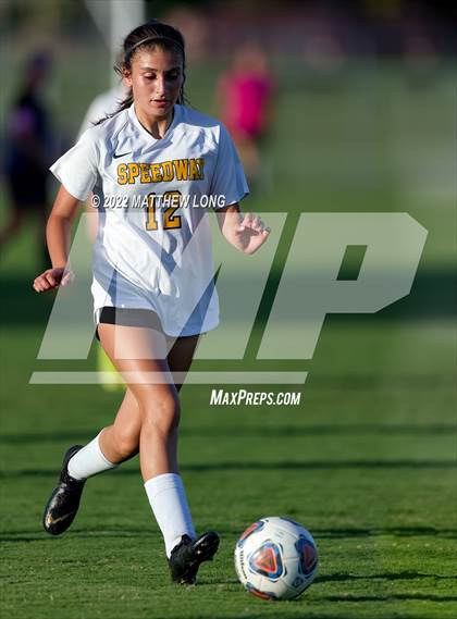 Thumbnail 2 in Franklin Central vs Speedway photogallery.