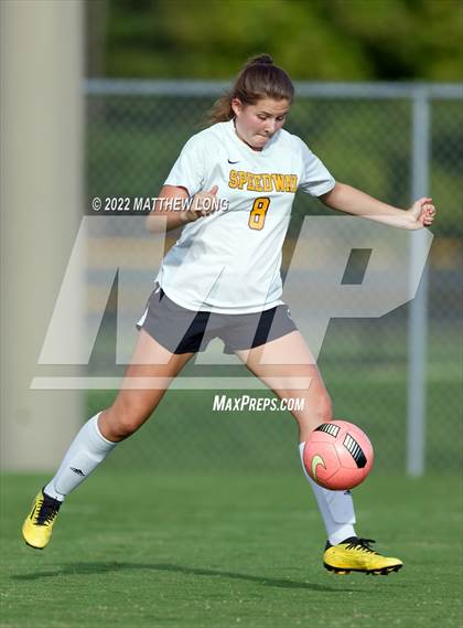 Thumbnail 2 in Franklin Central vs Speedway photogallery.