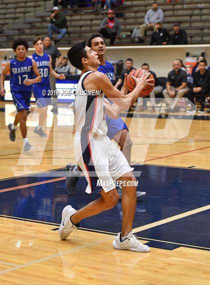 Thumbnail 3 in MacArthur [Douglas] vs Jefferson (SAISD Basketball Tournament) photogallery.