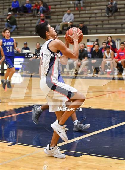 Thumbnail 1 in MacArthur [Douglas] vs Jefferson (SAISD Basketball Tournament) photogallery.