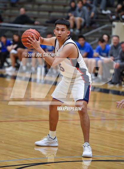 Thumbnail 2 in MacArthur [Douglas] vs Jefferson (SAISD Basketball Tournament) photogallery.