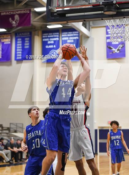 Thumbnail 2 in MacArthur [Douglas] vs Jefferson (SAISD Basketball Tournament) photogallery.