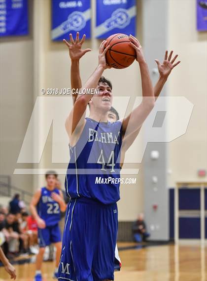 Thumbnail 2 in MacArthur [Douglas] vs Jefferson (SAISD Basketball Tournament) photogallery.