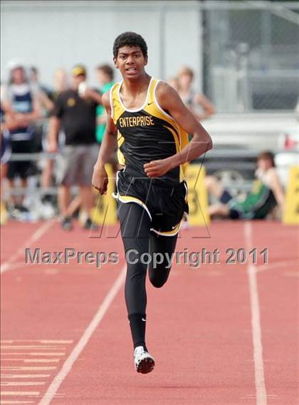 Thumbnail 3 in CIF NS D1 Track & Field Championships (Boys & Girls 400 meter) photogallery.