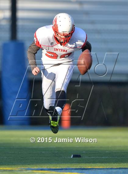 Thumbnail 2 in Salesianum vs. Smyrna (DIAA Division 1 Final) photogallery.
