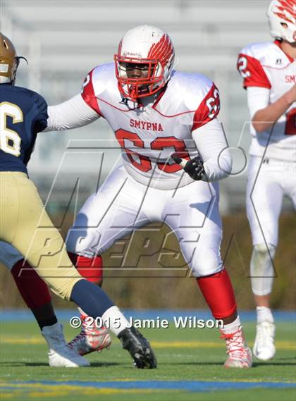 Thumbnail 2 in Salesianum vs. Smyrna (DIAA Division 1 Final) photogallery.