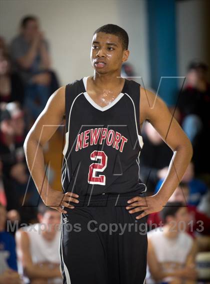 Thumbnail 3 in Newport vs Newport Central Catholic (36th District Tournament) photogallery.