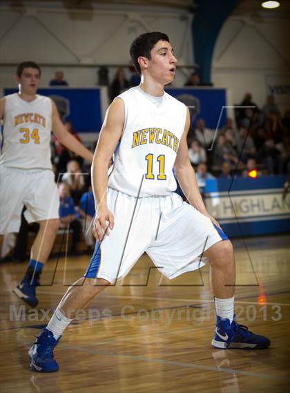 Thumbnail 2 in Newport vs Newport Central Catholic (36th District Tournament) photogallery.