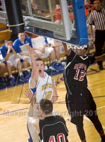 Thumbnail 1 in Newport vs Newport Central Catholic (36th District Tournament) photogallery.