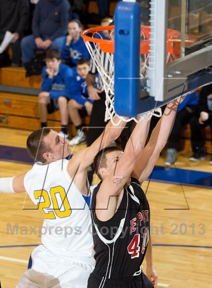 Thumbnail 1 in Newport vs Newport Central Catholic (36th District Tournament) photogallery.