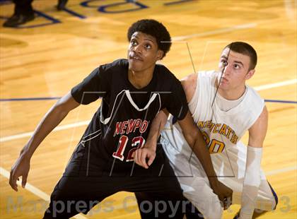 Thumbnail 2 in Newport vs Newport Central Catholic (36th District Tournament) photogallery.