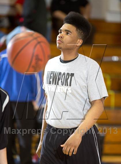 Thumbnail 1 in Newport vs Newport Central Catholic (36th District Tournament) photogallery.