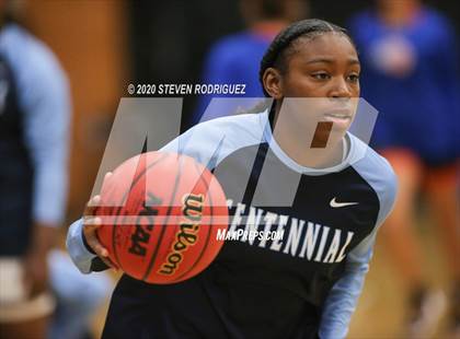 Thumbnail 1 in St. Joseph Notre Dame vs. Centennial (MLK Showcase) photogallery.