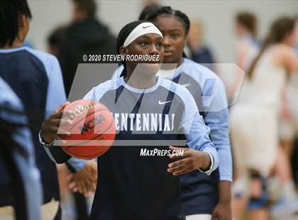 Thumbnail 2 in St. Joseph Notre Dame vs. Centennial (MLK Showcase) photogallery.