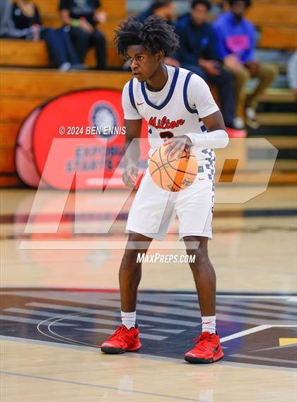 Thumbnail 3 in Milton vs. Peachtree Ridge (OTR Hoops: Thanksgiving Showcase) photogallery.