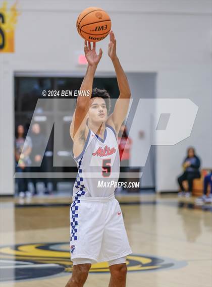 Thumbnail 3 in Milton vs. Peachtree Ridge (OTR Hoops: Thanksgiving Showcase) photogallery.