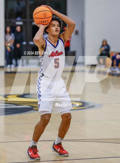 Thumbnail 2 in Milton vs. Peachtree Ridge (OTR Hoops: Thanksgiving Showcase) photogallery.