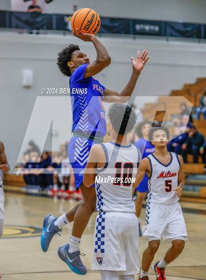 Thumbnail 3 in Milton vs. Peachtree Ridge (OTR Hoops: Thanksgiving Showcase) photogallery.