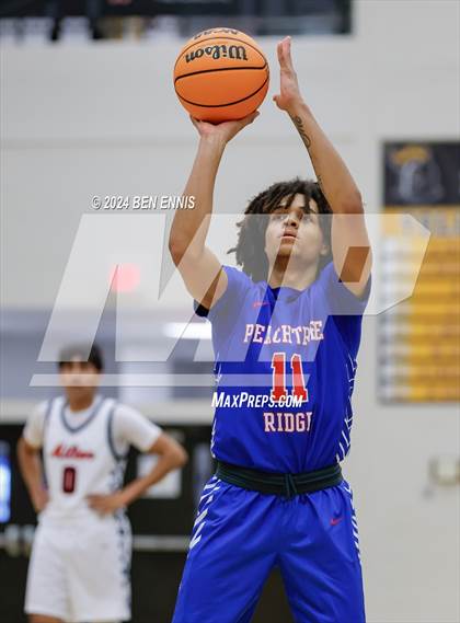 Thumbnail 2 in Milton vs. Peachtree Ridge (OTR Hoops: Thanksgiving Showcase) photogallery.