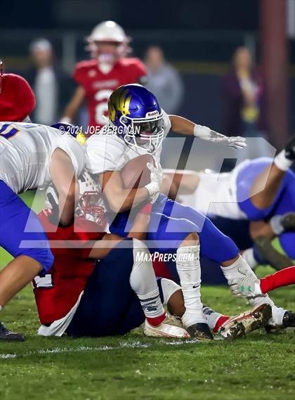 Thumbnail 2 in Bakersfield Christian @ Strathmore (CIF-CS D3 Quarterfinal) photogallery.