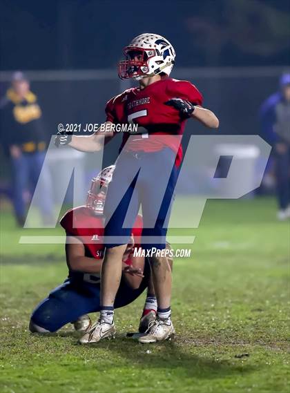 Thumbnail 3 in Bakersfield Christian @ Strathmore (CIF-CS D3 Quarterfinal) photogallery.