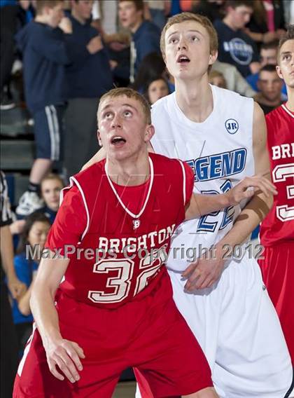 Thumbnail 2 in Brighton @ Legend (CHSAA 5A 1st Round) photogallery.