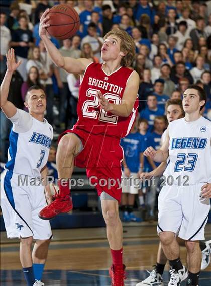 Thumbnail 1 in Brighton @ Legend (CHSAA 5A 1st Round) photogallery.