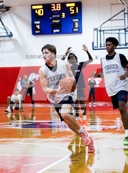 Thumbnail 3 in St. Francis Prep Vs Thomas Jefferson Campus (The Preview HS Showcase) photogallery.