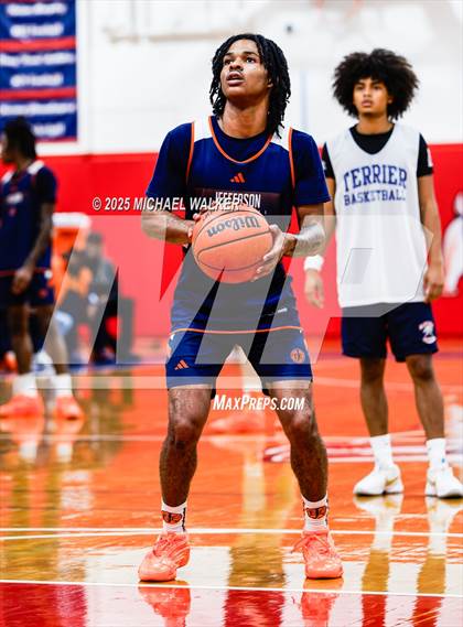 Thumbnail 3 in St. Francis Prep Vs Thomas Jefferson Campus (The Preview HS Showcase) photogallery.