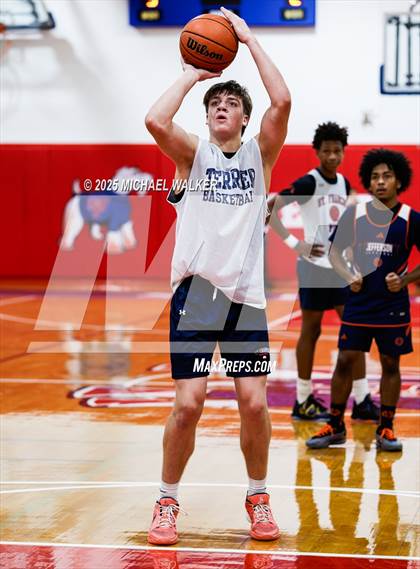 Thumbnail 3 in St. Francis Prep Vs Thomas Jefferson Campus (The Preview HS Showcase) photogallery.