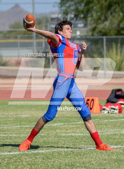 Thumbnail 2 in James Madison Preparatory School vs. Ajo (CAA State D1 Semifinal) photogallery.
