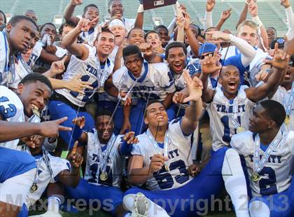 Thumbnail 2 in Clearwater Central Catholic vs. Trinity Christian (FHSAA 3A Final)  photogallery.