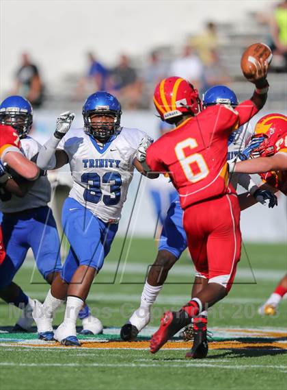 Thumbnail 1 in Clearwater Central Catholic vs. Trinity Christian (FHSAA 3A Final)  photogallery.