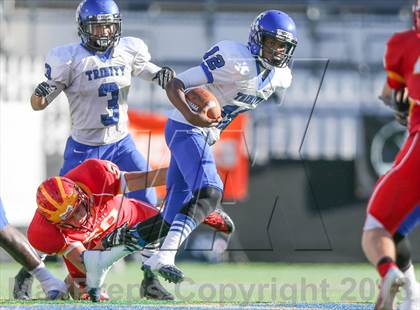 Thumbnail 2 in Clearwater Central Catholic vs. Trinity Christian (FHSAA 3A Final)  photogallery.