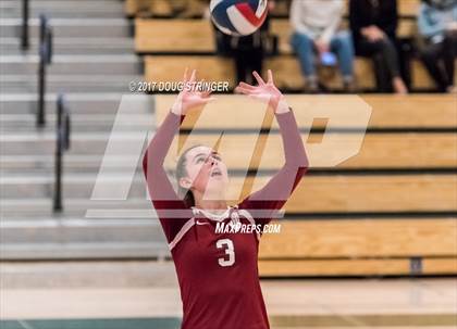 Thumbnail 1 in CCS Div4 Girls Volleyball Championship (Sacred Heart Prep vs. Notre Dame) photogallery.