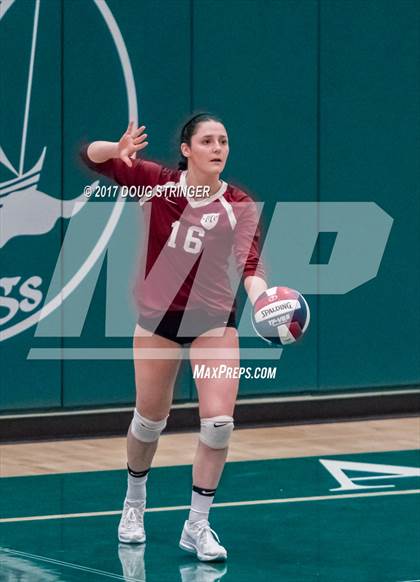Thumbnail 3 in CCS Div4 Girls Volleyball Championship (Sacred Heart Prep vs. Notre Dame) photogallery.