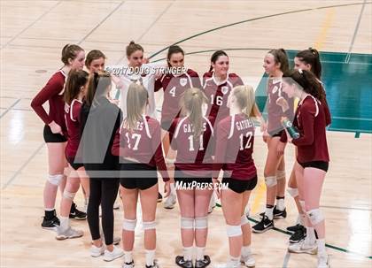 Thumbnail 3 in CCS Div4 Girls Volleyball Championship (Sacred Heart Prep vs. Notre Dame) photogallery.