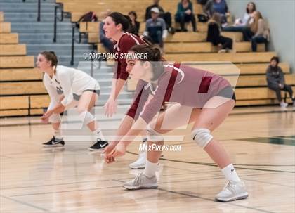 Thumbnail 1 in CCS Div4 Girls Volleyball Championship (Sacred Heart Prep vs. Notre Dame) photogallery.