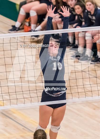 Thumbnail 2 in CCS Div4 Girls Volleyball Championship (Sacred Heart Prep vs. Notre Dame) photogallery.