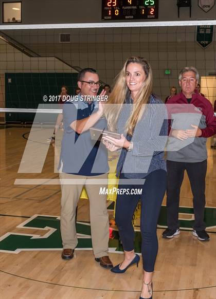 Thumbnail 1 in CCS Div4 Girls Volleyball Championship (Sacred Heart Prep vs. Notre Dame) photogallery.