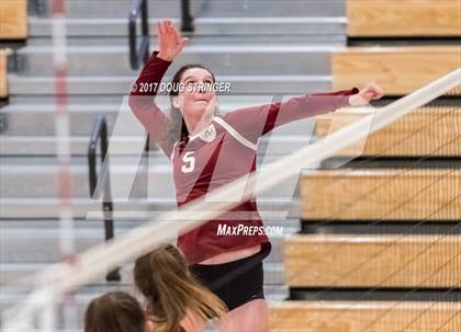 Thumbnail 3 in CCS Div4 Girls Volleyball Championship (Sacred Heart Prep vs. Notre Dame) photogallery.