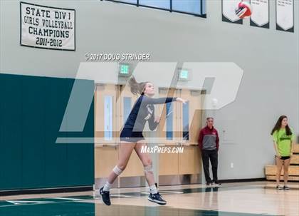 Thumbnail 1 in CCS Div4 Girls Volleyball Championship (Sacred Heart Prep vs. Notre Dame) photogallery.